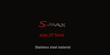 5 x 10 piezas de Acero Inoxidable Espejo Retrovisor Coche Pegatina Para el Ford Smax S-MAX