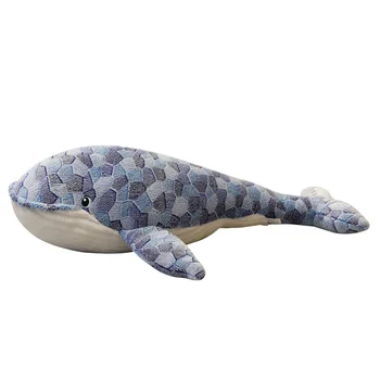 50/100cm Nuevo Estilo Tiburón Azul de la Felpa Juguetes de Grandes Peces Muñeca de Trapo, Avistamiento de Animales de Peluche a los Niños Regalo de Cumpleaños Para Apaciguar a los Niños