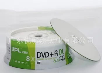 50 discos de Menos de 0,3% Tasa de Defectos UPL UN+ 8,5 GB en Blanco Imprimible DVD+R DL Disco 4519