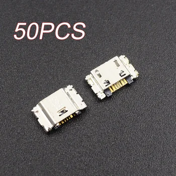 50pcs Puerto de Carga Micro USB Conector de 7 pines Para Samsung J5 SM-J500 J1 SM-J100 J100 J500 J5008 J500F J7 J700 J700F J7008