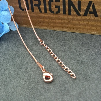 50pieces de calidad Superior encanto de 1,2 MM de serpiente Collar de cadena 60cm