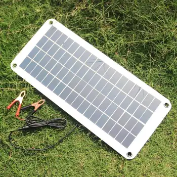50W Panel Solar de Doble Salida USB de Polisilicio de Silicio Solar Panel de 10/20/30/40/50A Controlador Solar para el Coche Yate de Cargador de Batería