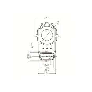5J0919275 PDC Sensor de Aparcamiento Original O-Ring Para BETTLE PASSAT VW Anti Radar Detector Parktronic Control de Distancia de Accesorios