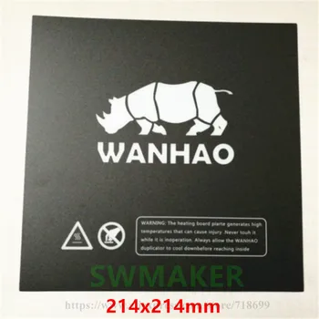 5pcs*Wanhao i3 Además de construir la placa de la cinta de la cama caliente de la etiqueta engomada de la superficie de la placa de la etiqueta engomada de 214x214mm