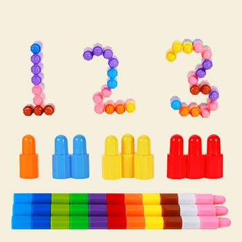 60/180/280pcs Coloridos Bloques de Construcción de Juguetes Para los Niños Regalo de la etiqueta Engomada Masiva de Ladrillos Figura Accesorios Compatible con Juguetes de Niños