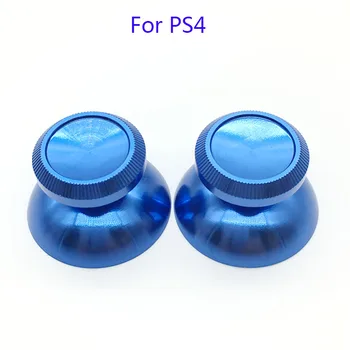 60Pairs=120Pcs Metal Joystick Thumbstick Tapa para Sony PlayStation 4 Xbox Un Controlador de colores