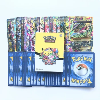 60pcs/Caja de Tarjetas Pokemon Mega Monstruo de cartas coleccionables de POKÉMON: el Sol y la Luna Evoluciones de Refuerzo Cuadro de cartas Coleccionables Juguetes Para los Niños