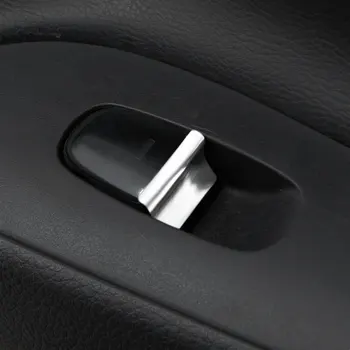 7Pcs/Set ABS Cromo del Coche de la Ventana de la Puerta Interruptor de Elevación Cubierta del Botón de ajuste para el Nissan Juke 2016 2017 2018 2019 2020 Accesorios