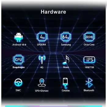 8 Core Android 10 Sistema de GPS del Coche de Navegación Estéreo Para Mercedes Benz GLA W176 X156 C117 WIFI 4G Carplay 4+64GB 1920*720 Multimedia 131