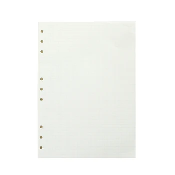 A4 B5 de la Hoja de Cuaderno de Recarga Espiral de Cuaderno Planificador de la Página Interior en el Interior de Papel de Lácteos Semanal Mensual del Plan Para hacer de la Línea de Punto de la cuadrícula de 45 hojas