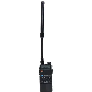 ABBREE AR-148 cuello de cisne Táctica de Antena SMA-Hembra VHF UHF Plegable Para Baofeng UV-5R UV-82 UV-9R PLUS UV-XR Radio Walkie Wlkie