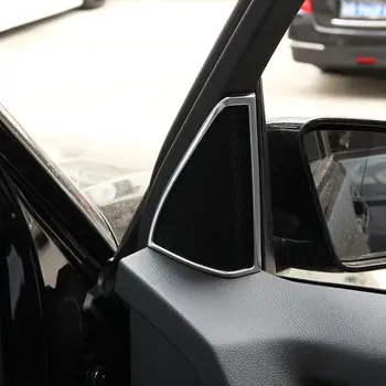 ABS Cromado Puerta del Coche del Altavoz Tapa del Armazón de Recorte de la etiqueta Engomada Para Mercedes Benz GLK X204 2009-2016 Auto Estilo Accesorios