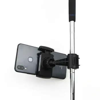 ABS Teléfono Celular Clip de soporte Soporte Soporte Para la Alineación de Palo de Accesorios de Golf Swing de Golf Teléfono Registro Rack de soporte Ayudas de Formación