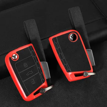 Accesorios especiales para coches caso de la clave de control remoto de la bolsa de carcasa protectora Para VW Volkswagen Tiguan mk2 2016 2017 2018 2019 2020