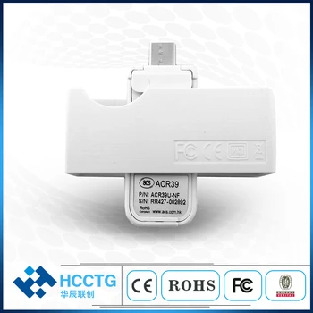 ACR39U-NF Contacto IC Chip de Tipo C Lector de Tarjetas Inteligentes de Apoyo IOS7816 con conexión SDK