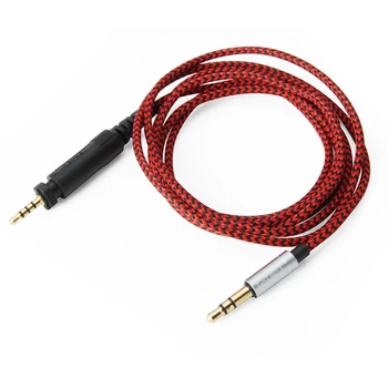 Actualizado Cables de Cables de Audio sustituto de Cables de Nylon para Shure SRH840 SRH940 SRH440 SRH750DJ SRH 840 940 440 750DJ Auriculares