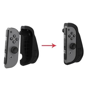 Actualizado Táctica Acoplable Desencadenar el Agarre de la Mano de Caso para Nintendo Interruptor de Alegría-Con Juego de la Cáscara de Almacenamiento Mejorada Gatillo