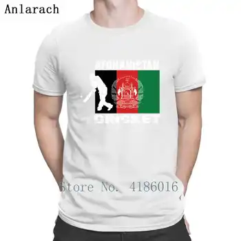 Afgano Equipo De Cricket De Regalo Afganistán Camiseta De Regalo Natural Transpirable De Algodón Traje De Primavera De Cuello Redondo De Impresión De La Camisa