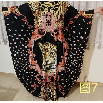 Africanos Vestidos para las Mujeres 2020 Dashiki de Impresión Batwing Manga Tradicional Africana Ropa de Mujer Suelta Africana de Cera Bubu Vestido de Traje