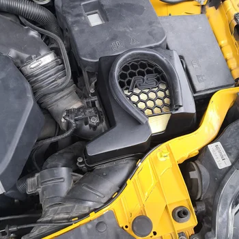 AITWATT Para Ford Focus RS Caja del Filtro de Aire 2012-2018 Kuga Entrada Cubierta de Protección de Alta Calidad de Plástico ABS de los Accesorios del Coche etiqueta Engomada