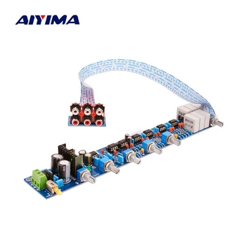 AIYIMA NE5532 Preamplificador Tono de Bord HIFI Amplificador 5.1 Control de Volumen de Tono de EQ de previo Para un Amplificador 5.1 Bricolaje AC15V-0-AC15V