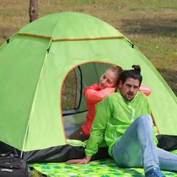 Al Aire Libre Senderismo Camping Ultraligero Impermeable 3/4 Personas Totalmente Automático Tienda