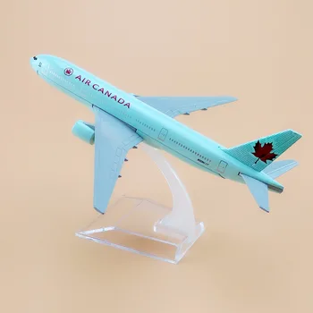Aleación de Metal de Air Canada B777 Airlines, Avión Modelo Canada Boeing 777 Airways Modelo de Avión de Aeronaves a los Niños los Regalos de 16cm 52232
