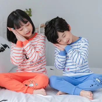 Algodón Chicos Nuevos Pijamas de los Niños de la Princesa de Pijama Conjuntos de Pijamas de Niñas Niños Unicornio ropa de dormir de Bebé ropa de Dormir Pijamas para Niños