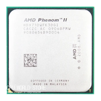 AMD Phenom II X3 710 Triple-Core CPU Procesador de 2.6 Ghz/ 6M /95W / 2000GHz Socket am2 am3+ 938 pines