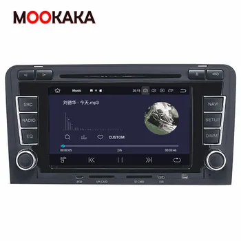Android 10.0 4+64GB PX6 Integrado en DSP Multimedia del Coche Reproductor de DVD de Radio Para Audi A3 2003-2013 Navegación GPS Auto Estéreo de la Unidad principal