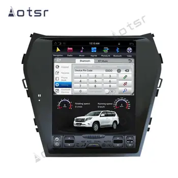 Android 9.0 Tesla Coche GPS Navi multimedia Para Hyundai Santa Fe ix45 2013-2018 auto stereo radio grabadora No DVD jefe de la unidad de