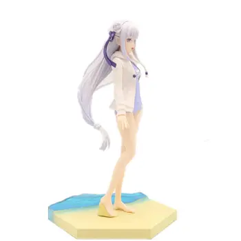 Anime Chica Sexy Figura Juguetes Re : la Vida en un Mundo Diferente De Cero Emilia PVC Figura de Acción Modelo de la Colección de Juguetes de la Muñeca