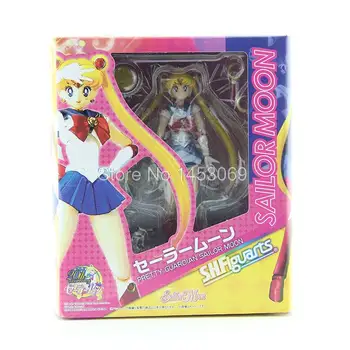 Anime de Sailor Moon Tsukino Usagi Sailor Venus, Marte, Saturno, Júpiter, Mercurio Tenoh PVC Figuras de Acción Coleccionables, Juguetes
