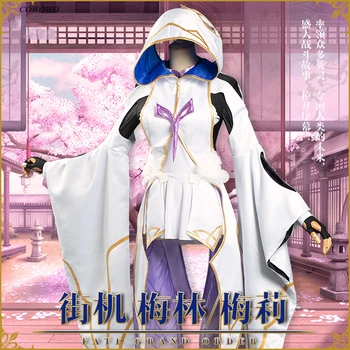 Anime! Fate/Grand Order FGO Merlin Arcade Traje de Batalla Precioso Uniforme Traje de Cosplay de Halloween Traje de Fiesta Para las Mujeres 2020 NUEVO 90787