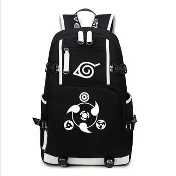 Anime naruto mochila de estudiante de la escuela bolsa de estilo preppy luminoso mochila 37938