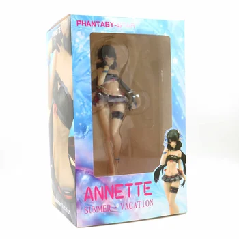 Anime Phantasy Star Online 2 ES Annette chicas Sexy Traje de baño de PVC Figuras de Acción juguetes de Anime figura Juguetes Para los Niños los niños los regalos