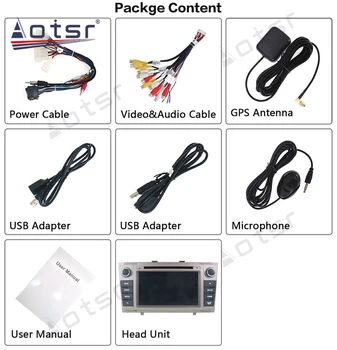 Aotsr PX6 Android 10.0 4+64G de la Radio del Coche de GPS de Navegación DSP Para Toyota Avensis T27 2009+ Coche HD Stereo Video Multimedia Reproductor de DVD 114844