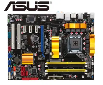 Asus P5Q Turbo de Escritorio de la Placa madre LGA 775 DDR2 USB2.0 16GB Para Core 2 Duo Quad P45 Original placas base en las ventas 4950