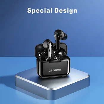 Auriculares inalámbricos de Lenovo QT82 Verdadero Bluetooth 5.0 de Auriculares Inear Música con Auriculares Estéreo de IPX5 Deporte Auriculares de Control Táctil Auriculares