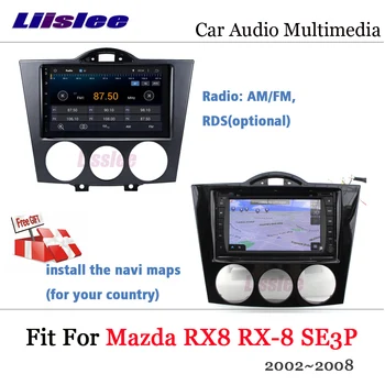 Auto CD / DVD, el Reproductor Multimedia Para Mazda RX8 RX 8 SE3P 2002~2008 Android de Radio del Sistema de Navegación GPS 2 Din de Audio configuración de la Instalación