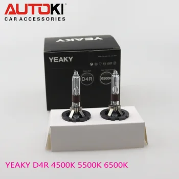 Autoki Yeaky Serie de 35W Super Brillo HID Xenon Bombilla D4R/D4S lámpara HID para el reemplazo del bulbo de halógeno 4500K 5500K 6500K