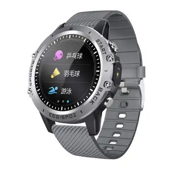 Bakeey P8 Smartwatch con Pantalla Táctil de ECG+PPG Heart Rate Monitor de Presión Arterial de la VFC Índice de Reloj Inteligente Mujeres Hombres Androud IOS