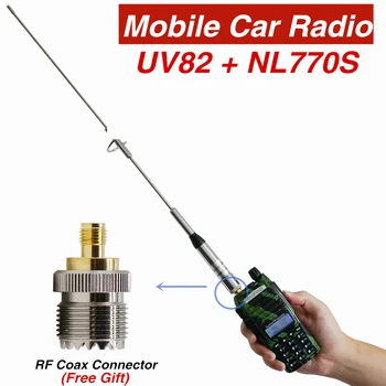 BAOFENG UV-82 Walkie Talkie de Doble Banda VHF UHF de Dos vías de Radio UV82 Caza CB Jamón Estación de Radio uv82 Antena para Móviles, Radios de Coche 18840