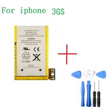 Batería del Teléfono móvil Para el iPhone 3GS Capacidad Real de 1420mAh 3.8 V de la batería para el iphone 3GS Con el Kit de Herramientas de Reparación 6270