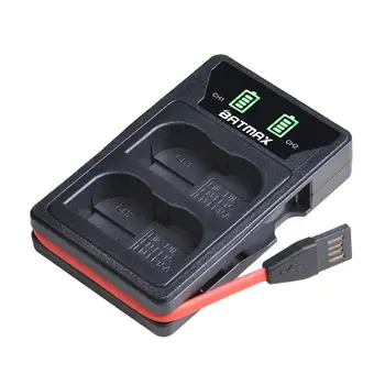 Batmax EN-EL15 ES-EL15A LED USB Dual del Cargador con el Tipo C de Puerto para Nikon D600 D610 D600E D800 D800E D810 D7000 D7100,Z6, Z7