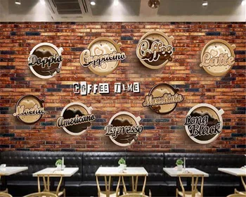 Beibehang Personalizados, pintados a mano, café pared de fondo salón de TV de fondo de pintura de fotos fondo de pantalla de inicio de decoración mural en 3d