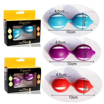 Ben Wa Balls Bolas Vaginales de Silicona de Kegel Bolas de Juguetes Sexuales para Mujeres Vaginal Apretado el Ejercicio del Producto del Sexo Envío Gratis por DHL