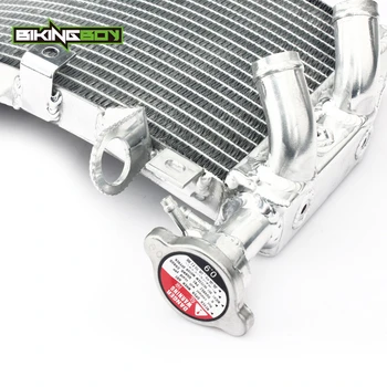 BIKINGBOY Motor de Refrigeración del Radiador para Ducati Monster 821 2016 Raya Oscura que el Enfriador de Agua 26mm Núcleo de Aluminio Con Tapa 43773