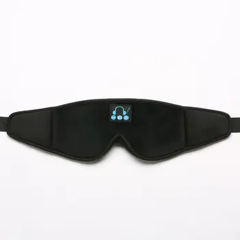 Bluetooth 5.0 Inalámbrico de Auriculares Estéreo 3D Máscara para Dormir Diadema Sueño Suave Auriculares para Dormir de la Máscara de Ojo de la Música de los Auriculares