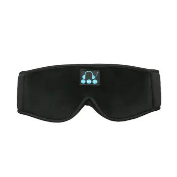 Bluetooth 5.0 Inalámbrico de Auriculares Estéreo 3D Máscara para Dormir Diadema Sueño Suave Auriculares para Dormir de la Máscara de Ojo de la Música de los Auriculares